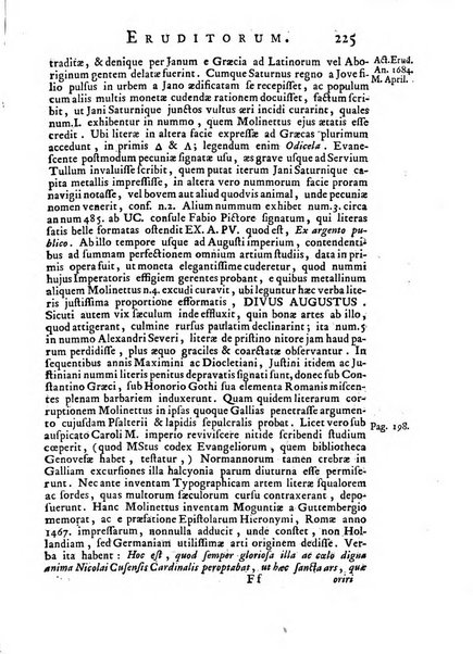 Opuscula omnia actis eruditorum lipsiensibus inserta, quae ad universam mathesim, physicam, medicinam, anatomiam, chirurgiam et philologiam pertinent; nec non epitomae si quae materia vel criticis animadversionibus celebriores