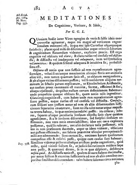 Opuscula omnia actis eruditorum lipsiensibus inserta, quae ad universam mathesim, physicam, medicinam, anatomiam, chirurgiam et philologiam pertinent; nec non epitomae si quae materia vel criticis animadversionibus celebriores