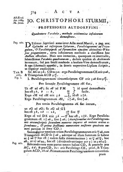 Opuscula omnia actis eruditorum lipsiensibus inserta, quae ad universam mathesim, physicam, medicinam, anatomiam, chirurgiam et philologiam pertinent; nec non epitomae si quae materia vel criticis animadversionibus celebriores