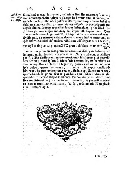 Opuscula omnia actis eruditorum lipsiensibus inserta, quae ad universam mathesim, physicam, medicinam, anatomiam, chirurgiam et philologiam pertinent; nec non epitomae si quae materia vel criticis animadversionibus celebriores