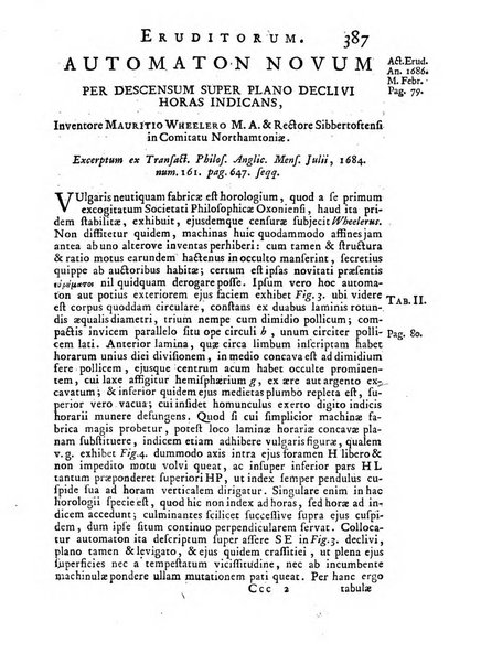 Opuscula omnia actis eruditorum lipsiensibus inserta, quae ad universam mathesim, physicam, medicinam, anatomiam, chirurgiam et philologiam pertinent; nec non epitomae si quae materia vel criticis animadversionibus celebriores