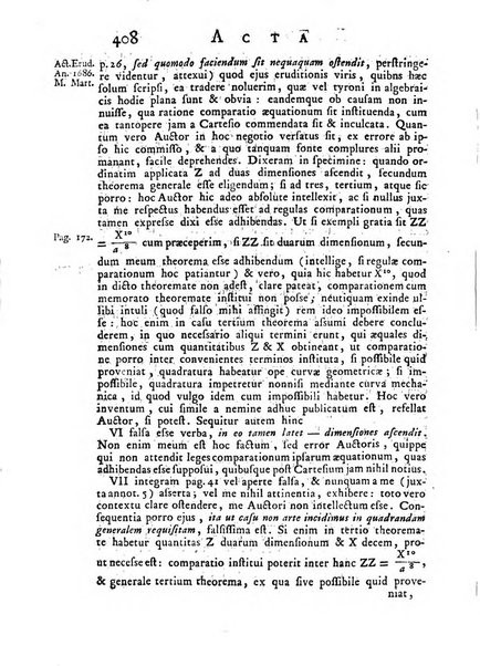 Opuscula omnia actis eruditorum lipsiensibus inserta, quae ad universam mathesim, physicam, medicinam, anatomiam, chirurgiam et philologiam pertinent; nec non epitomae si quae materia vel criticis animadversionibus celebriores