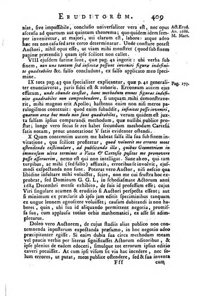 Opuscula omnia actis eruditorum lipsiensibus inserta, quae ad universam mathesim, physicam, medicinam, anatomiam, chirurgiam et philologiam pertinent; nec non epitomae si quae materia vel criticis animadversionibus celebriores