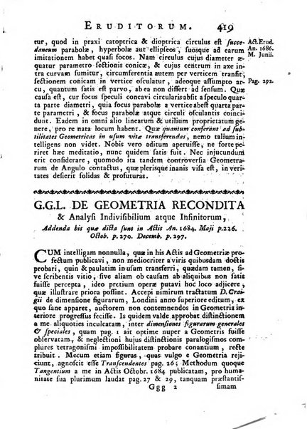 Opuscula omnia actis eruditorum lipsiensibus inserta, quae ad universam mathesim, physicam, medicinam, anatomiam, chirurgiam et philologiam pertinent; nec non epitomae si quae materia vel criticis animadversionibus celebriores