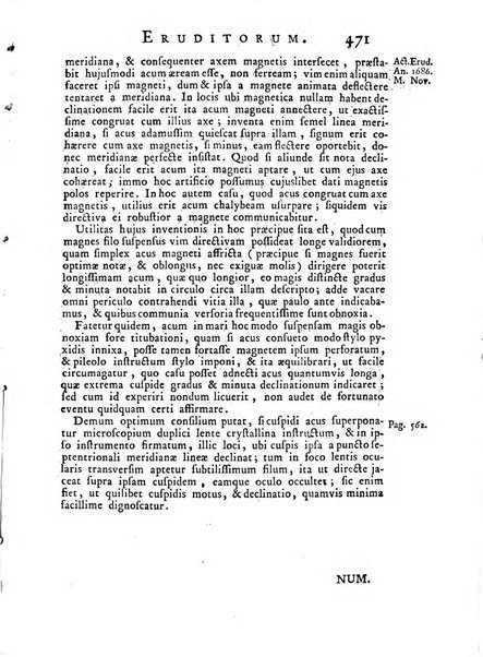 Opuscula omnia actis eruditorum lipsiensibus inserta, quae ad universam mathesim, physicam, medicinam, anatomiam, chirurgiam et philologiam pertinent; nec non epitomae si quae materia vel criticis animadversionibus celebriores