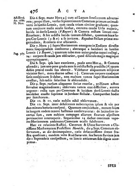 Opuscula omnia actis eruditorum lipsiensibus inserta, quae ad universam mathesim, physicam, medicinam, anatomiam, chirurgiam et philologiam pertinent; nec non epitomae si quae materia vel criticis animadversionibus celebriores