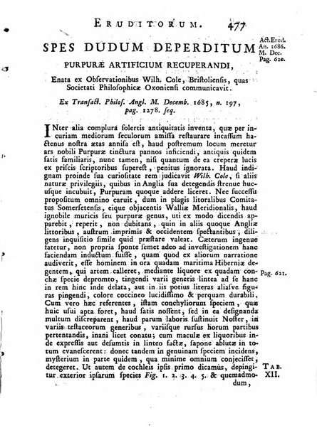 Opuscula omnia actis eruditorum lipsiensibus inserta, quae ad universam mathesim, physicam, medicinam, anatomiam, chirurgiam et philologiam pertinent; nec non epitomae si quae materia vel criticis animadversionibus celebriores