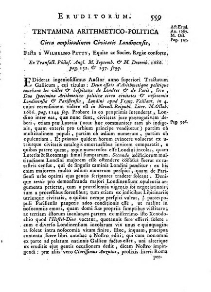 Opuscula omnia actis eruditorum lipsiensibus inserta, quae ad universam mathesim, physicam, medicinam, anatomiam, chirurgiam et philologiam pertinent; nec non epitomae si quae materia vel criticis animadversionibus celebriores