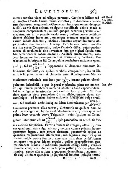 Opuscula omnia actis eruditorum lipsiensibus inserta, quae ad universam mathesim, physicam, medicinam, anatomiam, chirurgiam et philologiam pertinent; nec non epitomae si quae materia vel criticis animadversionibus celebriores