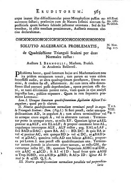 Opuscula omnia actis eruditorum lipsiensibus inserta, quae ad universam mathesim, physicam, medicinam, anatomiam, chirurgiam et philologiam pertinent; nec non epitomae si quae materia vel criticis animadversionibus celebriores