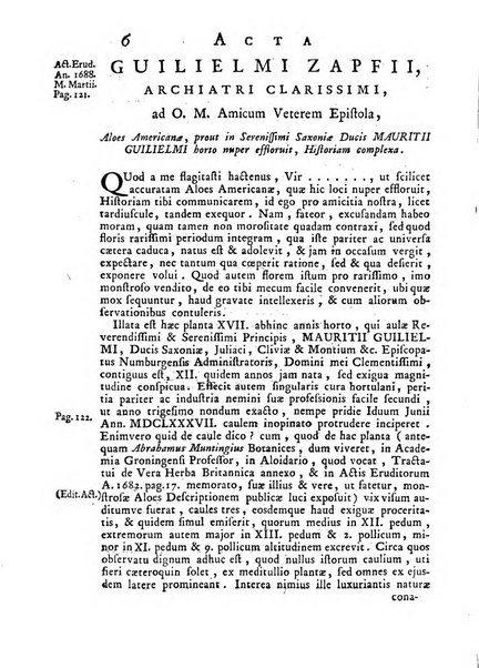 Opuscula omnia actis eruditorum lipsiensibus inserta, quae ad universam mathesim, physicam, medicinam, anatomiam, chirurgiam et philologiam pertinent; nec non epitomae si quae materia vel criticis animadversionibus celebriores