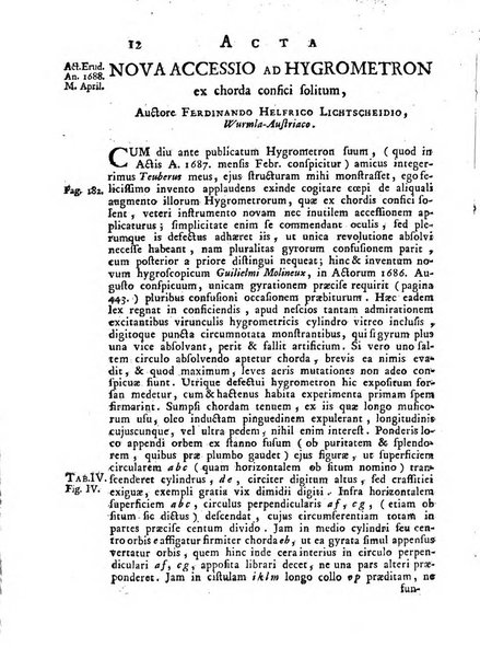 Opuscula omnia actis eruditorum lipsiensibus inserta, quae ad universam mathesim, physicam, medicinam, anatomiam, chirurgiam et philologiam pertinent; nec non epitomae si quae materia vel criticis animadversionibus celebriores