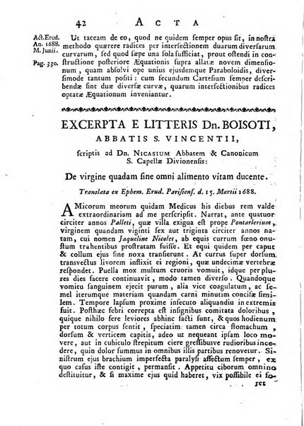 Opuscula omnia actis eruditorum lipsiensibus inserta, quae ad universam mathesim, physicam, medicinam, anatomiam, chirurgiam et philologiam pertinent; nec non epitomae si quae materia vel criticis animadversionibus celebriores