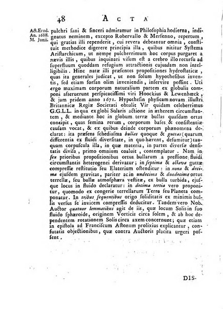 Opuscula omnia actis eruditorum lipsiensibus inserta, quae ad universam mathesim, physicam, medicinam, anatomiam, chirurgiam et philologiam pertinent; nec non epitomae si quae materia vel criticis animadversionibus celebriores