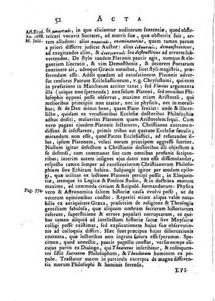 Opuscula omnia actis eruditorum lipsiensibus inserta, quae ad universam mathesim, physicam, medicinam, anatomiam, chirurgiam et philologiam pertinent; nec non epitomae si quae materia vel criticis animadversionibus celebriores