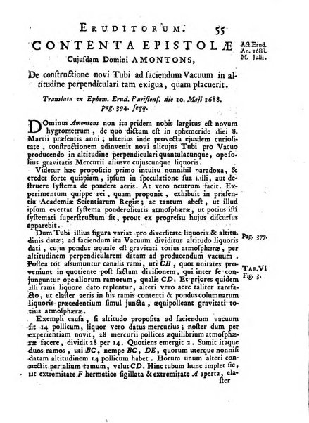 Opuscula omnia actis eruditorum lipsiensibus inserta, quae ad universam mathesim, physicam, medicinam, anatomiam, chirurgiam et philologiam pertinent; nec non epitomae si quae materia vel criticis animadversionibus celebriores