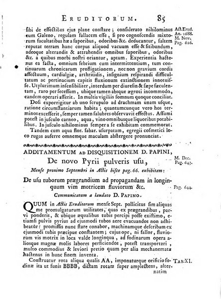 Opuscula omnia actis eruditorum lipsiensibus inserta, quae ad universam mathesim, physicam, medicinam, anatomiam, chirurgiam et philologiam pertinent; nec non epitomae si quae materia vel criticis animadversionibus celebriores