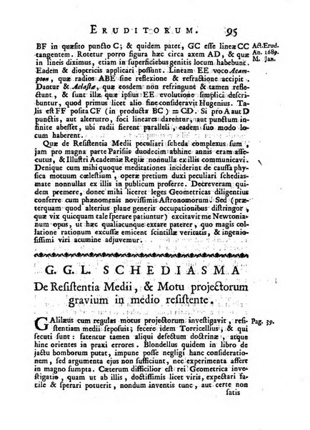 Opuscula omnia actis eruditorum lipsiensibus inserta, quae ad universam mathesim, physicam, medicinam, anatomiam, chirurgiam et philologiam pertinent; nec non epitomae si quae materia vel criticis animadversionibus celebriores