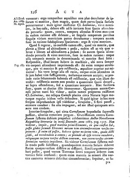 Opuscula omnia actis eruditorum lipsiensibus inserta, quae ad universam mathesim, physicam, medicinam, anatomiam, chirurgiam et philologiam pertinent; nec non epitomae si quae materia vel criticis animadversionibus celebriores