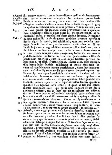 Opuscula omnia actis eruditorum lipsiensibus inserta, quae ad universam mathesim, physicam, medicinam, anatomiam, chirurgiam et philologiam pertinent; nec non epitomae si quae materia vel criticis animadversionibus celebriores