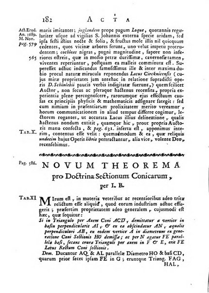 Opuscula omnia actis eruditorum lipsiensibus inserta, quae ad universam mathesim, physicam, medicinam, anatomiam, chirurgiam et philologiam pertinent; nec non epitomae si quae materia vel criticis animadversionibus celebriores