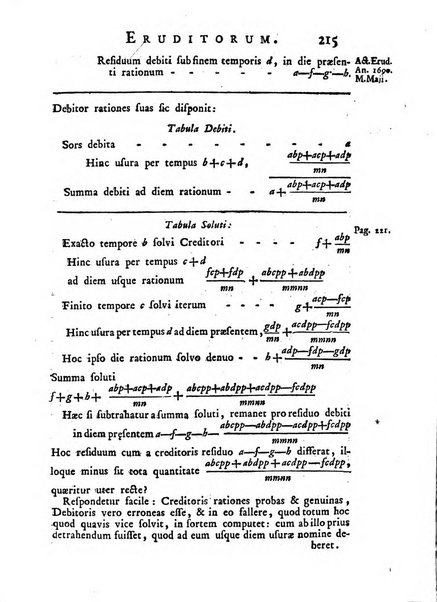 Opuscula omnia actis eruditorum lipsiensibus inserta, quae ad universam mathesim, physicam, medicinam, anatomiam, chirurgiam et philologiam pertinent; nec non epitomae si quae materia vel criticis animadversionibus celebriores