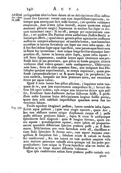 Opuscula omnia actis eruditorum lipsiensibus inserta, quae ad universam mathesim, physicam, medicinam, anatomiam, chirurgiam et philologiam pertinent; nec non epitomae si quae materia vel criticis animadversionibus celebriores