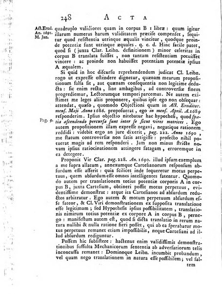 Opuscula omnia actis eruditorum lipsiensibus inserta, quae ad universam mathesim, physicam, medicinam, anatomiam, chirurgiam et philologiam pertinent; nec non epitomae si quae materia vel criticis animadversionibus celebriores