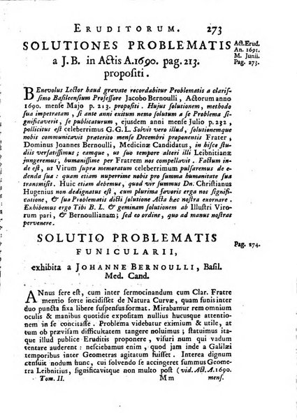 Opuscula omnia actis eruditorum lipsiensibus inserta, quae ad universam mathesim, physicam, medicinam, anatomiam, chirurgiam et philologiam pertinent; nec non epitomae si quae materia vel criticis animadversionibus celebriores