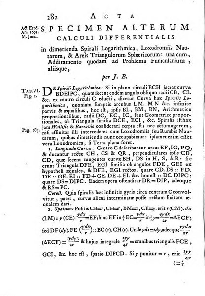 Opuscula omnia actis eruditorum lipsiensibus inserta, quae ad universam mathesim, physicam, medicinam, anatomiam, chirurgiam et philologiam pertinent; nec non epitomae si quae materia vel criticis animadversionibus celebriores