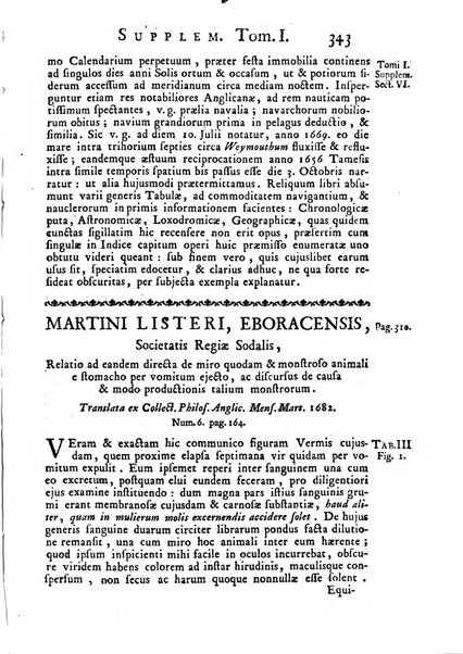 Opuscula omnia actis eruditorum lipsiensibus inserta, quae ad universam mathesim, physicam, medicinam, anatomiam, chirurgiam et philologiam pertinent; nec non epitomae si quae materia vel criticis animadversionibus celebriores