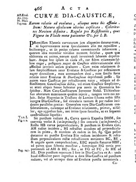 Opuscula omnia actis eruditorum lipsiensibus inserta, quae ad universam mathesim, physicam, medicinam, anatomiam, chirurgiam et philologiam pertinent; nec non epitomae si quae materia vel criticis animadversionibus celebriores