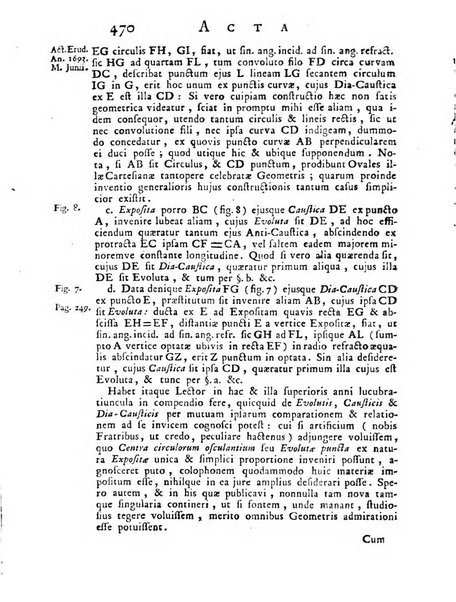 Opuscula omnia actis eruditorum lipsiensibus inserta, quae ad universam mathesim, physicam, medicinam, anatomiam, chirurgiam et philologiam pertinent; nec non epitomae si quae materia vel criticis animadversionibus celebriores