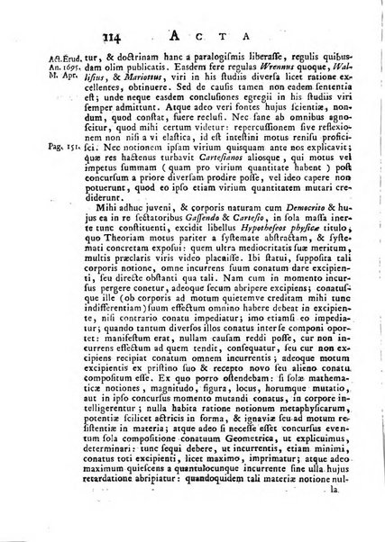 Opuscula omnia actis eruditorum lipsiensibus inserta, quae ad universam mathesim, physicam, medicinam, anatomiam, chirurgiam et philologiam pertinent; nec non epitomae si quae materia vel criticis animadversionibus celebriores