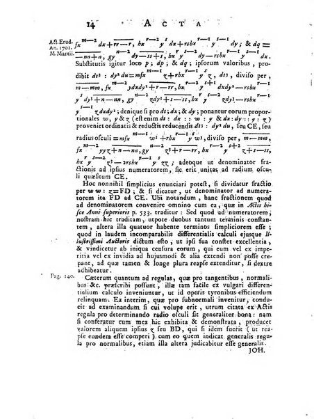 Opuscula omnia actis eruditorum lipsiensibus inserta, quae ad universam mathesim, physicam, medicinam, anatomiam, chirurgiam et philologiam pertinent; nec non epitomae si quae materia vel criticis animadversionibus celebriores