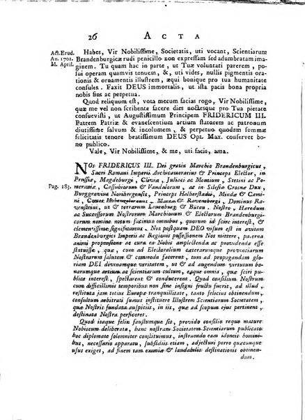 Opuscula omnia actis eruditorum lipsiensibus inserta, quae ad universam mathesim, physicam, medicinam, anatomiam, chirurgiam et philologiam pertinent; nec non epitomae si quae materia vel criticis animadversionibus celebriores