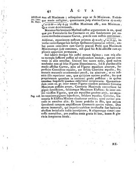 Opuscula omnia actis eruditorum lipsiensibus inserta, quae ad universam mathesim, physicam, medicinam, anatomiam, chirurgiam et philologiam pertinent; nec non epitomae si quae materia vel criticis animadversionibus celebriores