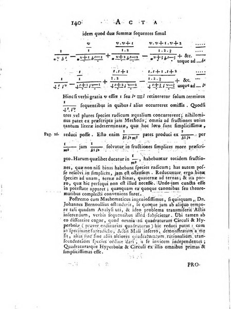 Opuscula omnia actis eruditorum lipsiensibus inserta, quae ad universam mathesim, physicam, medicinam, anatomiam, chirurgiam et philologiam pertinent; nec non epitomae si quae materia vel criticis animadversionibus celebriores