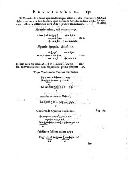 Opuscula omnia actis eruditorum lipsiensibus inserta, quae ad universam mathesim, physicam, medicinam, anatomiam, chirurgiam et philologiam pertinent; nec non epitomae si quae materia vel criticis animadversionibus celebriores