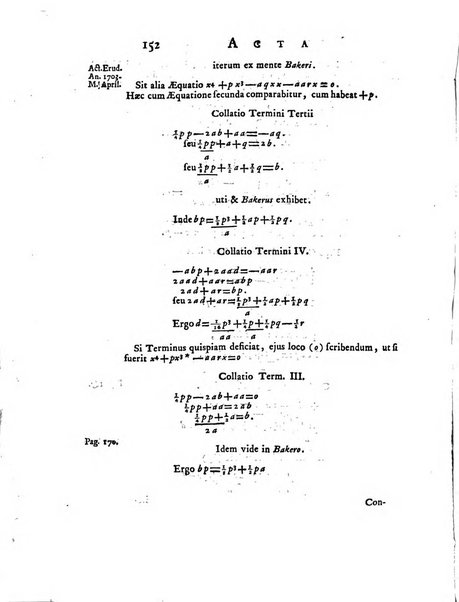 Opuscula omnia actis eruditorum lipsiensibus inserta, quae ad universam mathesim, physicam, medicinam, anatomiam, chirurgiam et philologiam pertinent; nec non epitomae si quae materia vel criticis animadversionibus celebriores