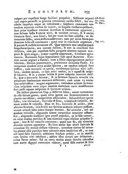 Opuscula omnia actis eruditorum lipsiensibus inserta, quae ad universam mathesim, physicam, medicinam, anatomiam, chirurgiam et philologiam pertinent; nec non epitomae si quae materia vel criticis animadversionibus celebriores