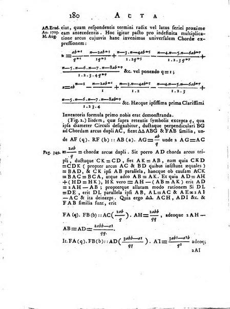 Opuscula omnia actis eruditorum lipsiensibus inserta, quae ad universam mathesim, physicam, medicinam, anatomiam, chirurgiam et philologiam pertinent; nec non epitomae si quae materia vel criticis animadversionibus celebriores