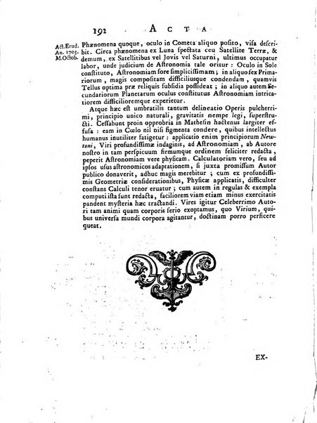 Opuscula omnia actis eruditorum lipsiensibus inserta, quae ad universam mathesim, physicam, medicinam, anatomiam, chirurgiam et philologiam pertinent; nec non epitomae si quae materia vel criticis animadversionibus celebriores