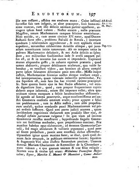 Opuscula omnia actis eruditorum lipsiensibus inserta, quae ad universam mathesim, physicam, medicinam, anatomiam, chirurgiam et philologiam pertinent; nec non epitomae si quae materia vel criticis animadversionibus celebriores