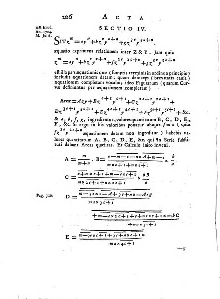 Opuscula omnia actis eruditorum lipsiensibus inserta, quae ad universam mathesim, physicam, medicinam, anatomiam, chirurgiam et philologiam pertinent; nec non epitomae si quae materia vel criticis animadversionibus celebriores