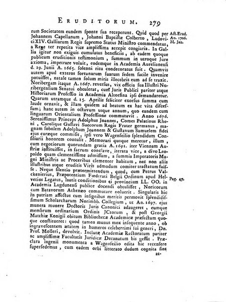 Opuscula omnia actis eruditorum lipsiensibus inserta, quae ad universam mathesim, physicam, medicinam, anatomiam, chirurgiam et philologiam pertinent; nec non epitomae si quae materia vel criticis animadversionibus celebriores