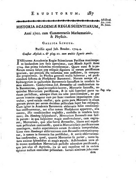 Opuscula omnia actis eruditorum lipsiensibus inserta, quae ad universam mathesim, physicam, medicinam, anatomiam, chirurgiam et philologiam pertinent; nec non epitomae si quae materia vel criticis animadversionibus celebriores