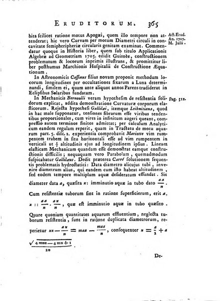 Opuscula omnia actis eruditorum lipsiensibus inserta, quae ad universam mathesim, physicam, medicinam, anatomiam, chirurgiam et philologiam pertinent; nec non epitomae si quae materia vel criticis animadversionibus celebriores