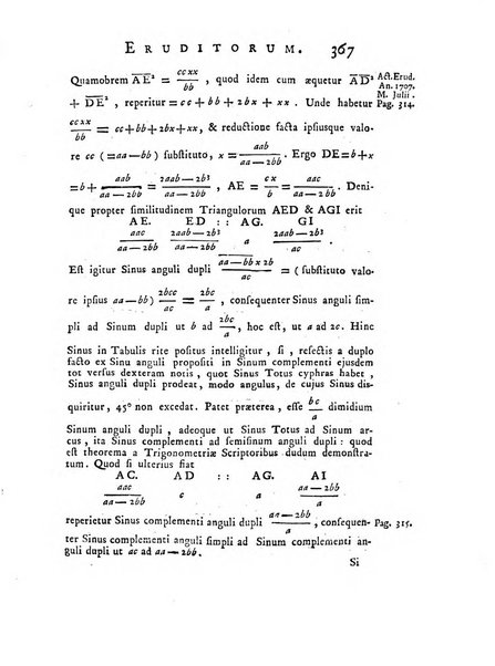 Opuscula omnia actis eruditorum lipsiensibus inserta, quae ad universam mathesim, physicam, medicinam, anatomiam, chirurgiam et philologiam pertinent; nec non epitomae si quae materia vel criticis animadversionibus celebriores