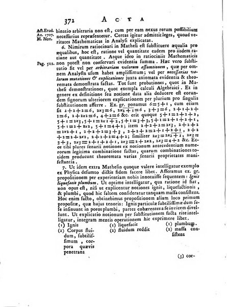 Opuscula omnia actis eruditorum lipsiensibus inserta, quae ad universam mathesim, physicam, medicinam, anatomiam, chirurgiam et philologiam pertinent; nec non epitomae si quae materia vel criticis animadversionibus celebriores